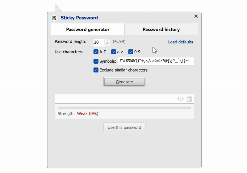 密碼產生器演示